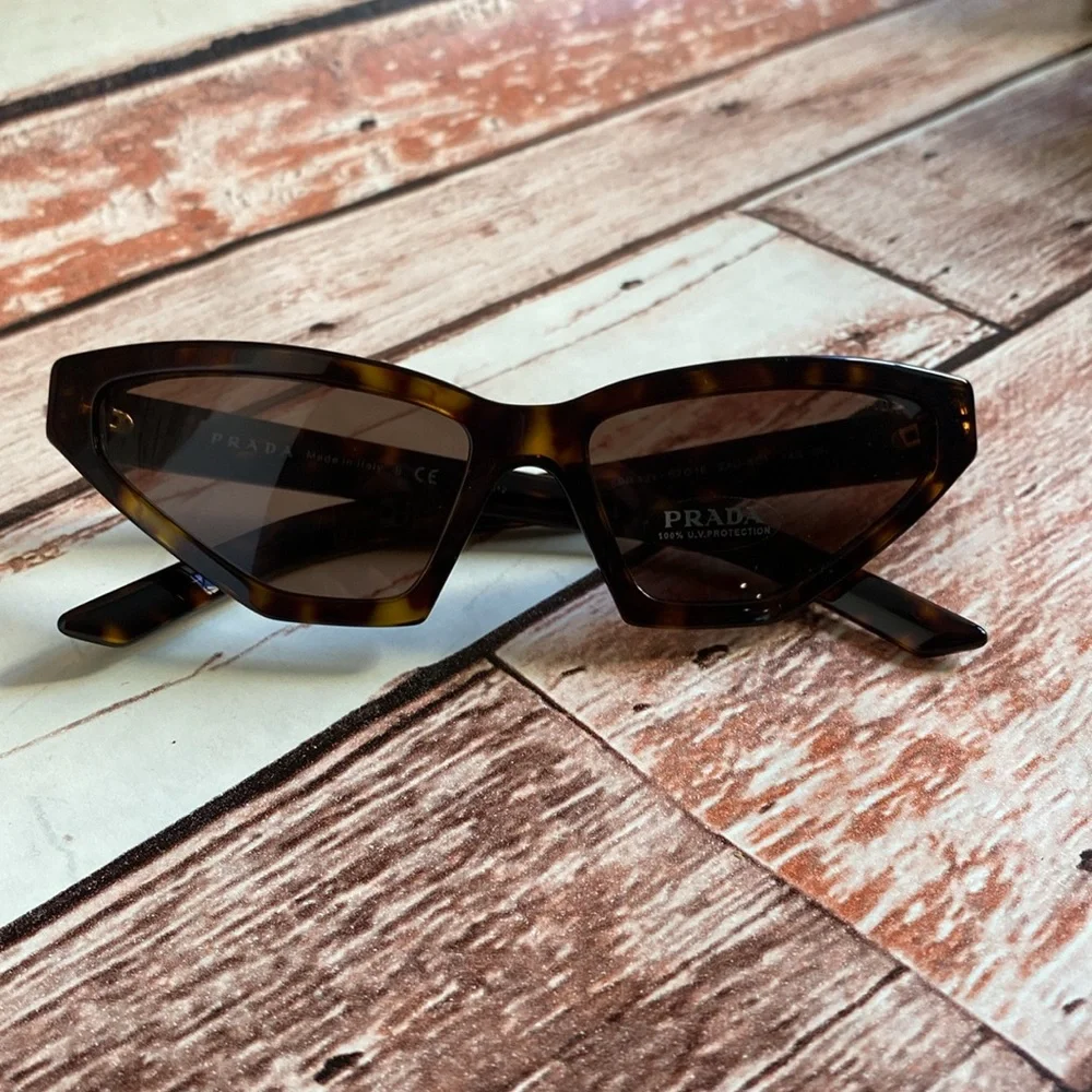 NWT Prada PR12VS57 Butterfly Millenial Havana Brown - Picture 2 of 5